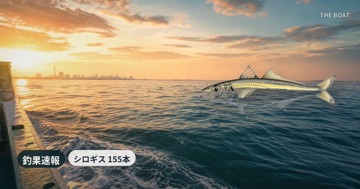 東京湾の船釣り釣果【7/25(土)】かめだやシロギス155本で爆釣・川崎丸タチウオ37本も圧巻の土曜日
